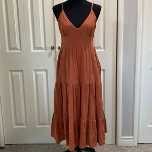 Lulu’s summer tiered midi dress